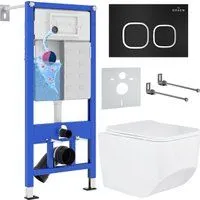 Roxen Boro One Rimless 6 в 1 StounFix Dual Fresh 545698 (кнопка: черный матовый)