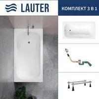 Lauter Sophia 130 21205130 (с ножками и сифоном 21Y11010 хром)
