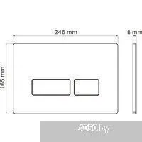 Roxen Antares в комплекте с инсталляцией Attach 5 в 1 967102 (кнопка: брашированное золото)