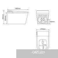 Abber Bequem AC1119S-AC0101P (с импульсным смывом)
