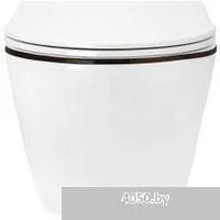 Roxen Antares Black в комплекте с инсталляцией StounFix Dual Fresh 6 в 1 968427 (кнопка: сатин)