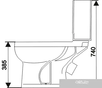 Унитаз Оскольская керамика Ирида