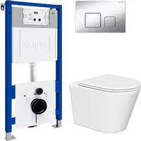 Lauter Longer 2110822 с кнопкой 219703F (квадратная, сатин)