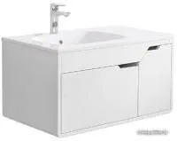 Belux Тумба под умывальник Альба Н 80-01 (белый, левый)