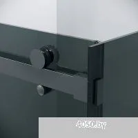 Grossman Classic 100x80x195 120.K33.04.1080.21.10 (черный матовый/тонированно стекло)