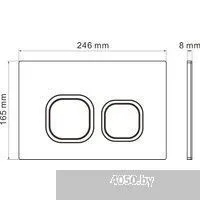 Roxen Boro One Rimless 6 в 1 StounFix Dual Fresh 552158 (кнопка: хром)