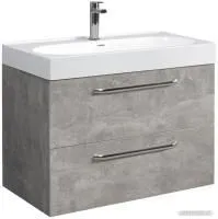 Belux Тумба под умывальник Стокгольм НП 80-02 (31, бетон чикаго светло-серый)