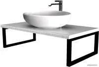 1Марка Столешница Grunge Loft 80 У85839 (бетон светлый)