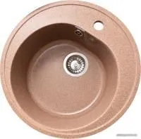 Кухонная мойка GranAlliance G-10 (терракот, без сифона)