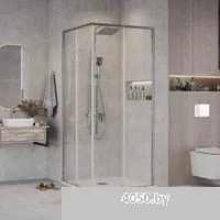 Grossman Galaxy 100x100x195 300.K33.01.1010.10.00 (хром/прозрачное стекло)