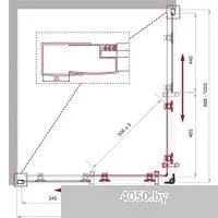 BelBagno UNO-195-AH-2-100/80-CH-CR