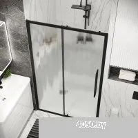 Grossman Cosmo 100x195 100.K33.02.100.21.02 (черный матовый/шиншилла стекло)