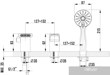 Смеситель Lemark Shift [LM4345C]