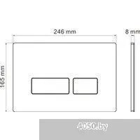 Roxen Antares в комплекте с инсталляцией Attach 5 в 1 967071 (кнопка: пастель бежевый)