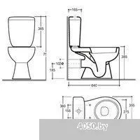 Керамин Позитано МС Инкоэр-Б1 (с мягким сидением)