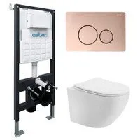 Abber Bequem AC1100T-AC0105-AC0121RG (с кнопкой смыва)