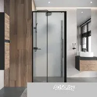 Niagara Nova NG-84-L13CHB 130x195 (черный матовый/шиншилла стекло)