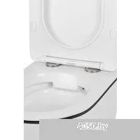 Roxen Antares Black в комплекте с инсталляцией StounFix Dual Fresh 6 в 1 964643 (кнопка: черный мато