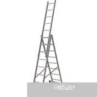 Новая высота NV 123 алюминиевая трёхсекционная 3x8 ступеней