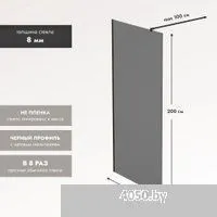 Benetto BEN-602_BL_T 1200х2000 (черный, тонированное стекло)