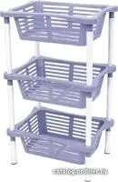 Berossi Этажерка Krita 3-секционная AC 59876000 (сиреневый туман)