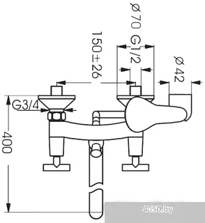 Смеситель Vidima Сева Дуо B7435AA/BA115AA