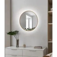 eMZe 60 LED.UV.60.60.DUB.AF.4K (дуб УФ-окантовкой и подсветкой, антизапотевание)