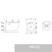 Abber Bequem AC1108PMB-AC0101P (с импульсным смывом)