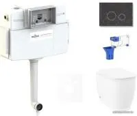 Унитаз Lavinia Boho Relfix Bell Pro 5 в 1 87551015 (greek black искусств. камень)