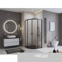 BelBagno TRAY-MR-UNO-R-90-550-35-NERO-NO