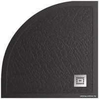 BelBagno TRAY-MR-UNO-R-90-550-35-NERO 90x90
