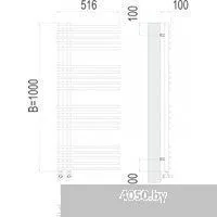 TERMINUS Астра П20 70x1000 (RAL 9005 матовый черный)