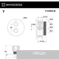 Whitecross Y Y1236GLB (брашированное золото)