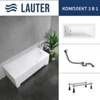 Lauter Estelle 150 21206050 (с ножками и сифоном 21Y32000 хром)