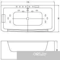 Wellis Rhone 170х85 WK00125 (с гидромассажем)