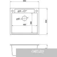 Marblan Cubi (серебристый, с сифоном)