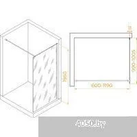 RGW WA-002W 35100210-15 100 (белый/прозрачное стекло)