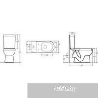 Керамин Бергамо Нова Slim МЛ 2-режим (белый)