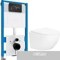 Lauter Sulzdorf с микролифтом и кнопкой смыва 219704E (белый/черный)