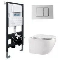 Abber Bequem AC1100-AC0105-AC0120 (с кнопкой смыва)