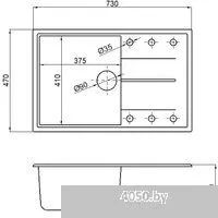 Marblan Magnum L (черный, с сифоном)
