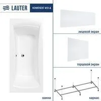 Lauter Belgravia 170x75 21110170 (с каркасом, лицевым и торцевым экранами)