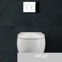 Roxen Egg в комплекте с инсталляцией StounFix Dual Fresh 6 в 1 964100 (кнопка: хром глянец)