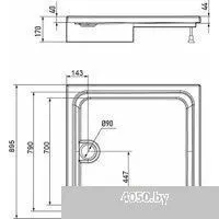 Erlit 90x90x17 ER9017H-1