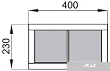 Акватон Шкаф Интегро 40 1A142703INH10