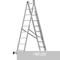 Новая высота NV 123 алюминиевая трёхсекционная 3x9 ступеней
