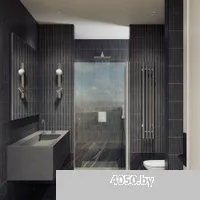 MaybahGlass 198x60 MGD-446-5 (прозрачное стекло/хром матовый)