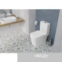 Lauter W09 P-TRAP с жестким сиденьем и микролифтом 21900002 (горизонтальный выпуск)