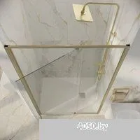 Niagara Nova NG-45-11ASG 110х195 (золото сатин/прозрачное стекло)