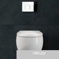 Roxen Egg в комплекте с инсталляцией StounFix Dual Fresh 6 в 1 964100 (кнопка: хром глянец)